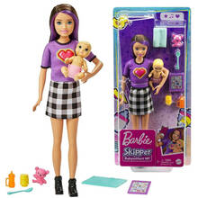Nukk Barbie Skipper lapsehoidja beebitarvikutega, GRP11 ZA5084