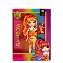 Nukk Rainbow High Junior High Special Edition, Laurel De'Vious, 23 cm, oranž