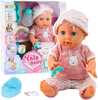 Beebinukk Lean Toys, 35 cm, aksessuaaridega, roosa