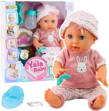 Beebinukk Lean Toys, 35 cm, aksessuaaridega, roosa