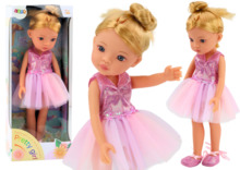Nukk Lean Toys baleriin, 33 cm, roosa