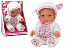 Beebinukk Lean Toys, roosa/valge