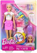 Nukk Mattel Barbie Hair Play Rainbow Sparkle, JJP07, 29 cm