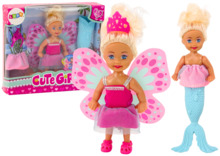 Mini nukk Leantoys 2in1 Undinake Fairy Tail, 12 cm, roosa