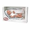 Reborn nukk Arias, 38 cm, tüdruk läikiva pleediga