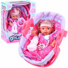 Beebinukk kandekorviga Ledy Toys, roosa