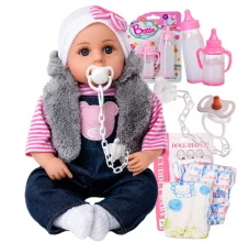 Interaktiivne nukk beebi Doris, 45 cm, tarvikutega