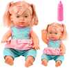 Beebinukk Lean Toys, türkiissinine komplekt, pudel ja helid, 30 cm