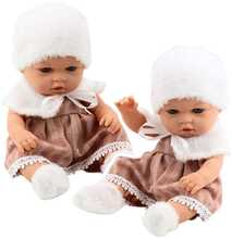 Nukk Baby Doll Lean Toys, elegantse talveriietusega