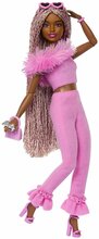 Nukk Barbie Deluxe Fashionistas, HYV28, 29 cm, roosa kostüümiga