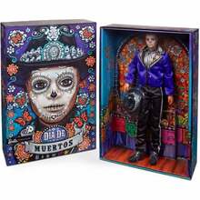 Nukk Ken Dia De Los Muertos Mattel, HJX15, 30 cm