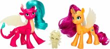 Komplekt My Little Pony Dragon Light Reveal, F8702, 7.5 cm, 3 tk