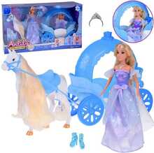 Nukk Jokomisiada Princess Carriage ZA5419, 30 cm, sinine