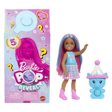 Nuku üllatuskomplekt Mattel Barbie Chelsea Pop Reveal Animal Party, JCN89