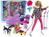 Nukk Lean Toys Anlily Winter, 30 cm, talisporditarvikutega