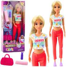Nukk Lean Toys Anlily joogakomplektiga ja aksessuaaridega