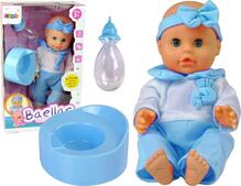 Nukk Lean Toys, 30 cm, sinine pidžaama, sinine pudel