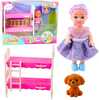Mini nukk Lean Toys narivoodi ja kutsikaga