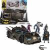 Figurii komplekt Batman ja Batmobile, 10 cm, Spinmaster