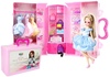 Nukk Lean Toys, garderoobis, blond, aksessuaaridega