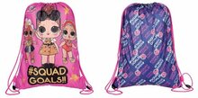 Jalanõude kott Bambino, tüdrukutele, roosa/lilla