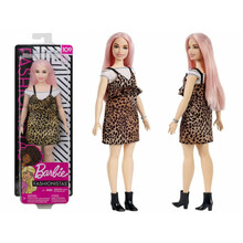 Nukk Mattel Barbie Fashionistas, ZA3160, leopardkleit