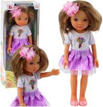 Nukk Lean Toys, 32 cm, lillase seelikuga