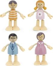 Puidust nukkude perekonnakomplekt Viga Toys PolarB