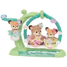 Elanikud Sylvanian Families Deer Babies, 5801, lilledega kiigekomplekt