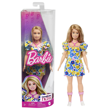 Nukk Barbie Downi sündroomiga, HJT05, lillelise kleidiga