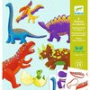Käsitöökomplekt Djeco hüpiknukud Dinosaurused DJ09680, 6 tk