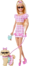 Barbie Twinning Looks blond nukk ja kutsikas komplekt, JFP36, MATTEL BARBIE