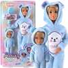 Nukukostüümide komplekt Woopie Royal, sinised karud, 2 tk
