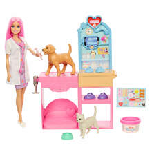 Nukunukk Barbie Fast Cast Pet Vet Clinic, JFX93
