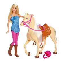 Nukk Barbie hobusega FXH13, 30 cm