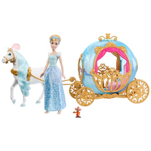 Nukk Disney Princess Cinderella koos maagilise tõllaga, HLX35