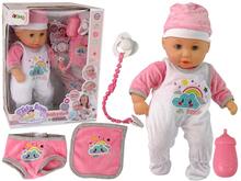 Nukk Lean Toys Baby Doll, roosa