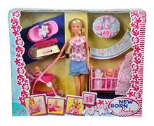 Nukk Simba Steffi Love Mama koos lapsega, 105730861, 29 cm