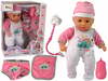 Liikuv nukk Lean Toys, 38 cm, aksessuaaridega