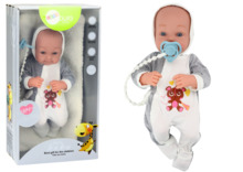 Beebinukk Lean Toys lutipudeli ja aksessuaaridega, 35 cm