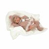 Reborn nukk Arias Abril, 40 cm, roosad riided
