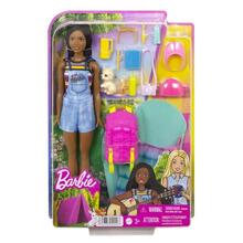 Nukk Barbie Brooklyn Stovyklamise komplekt HDF74, 30 cm