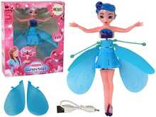 Lendav nukk Lean Toys, sinine