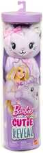 Nukk Mattel Barbie Cutie Reveal Care Bears Sweet Bows JJP64, 29 cm, lilla