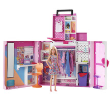Barbie riidekapp nukuga ja 36 aksessuaariga, HGX57