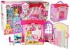Nukk Lean Toys Lelia Girls Dream Pink Villa, 7361, 28 cm, roosa