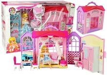 Nukk Lean Toys Lelia Girls Dream Pink Villa, 7361, 28 cm, roosa