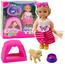 Nukunukkude komplekt Lean Toys koerakese ja telgiga