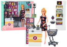 Mängukomplekt nukk supermarketis Lean Toys