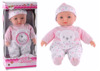 Beebinukk Lean Toys, 30 cm, roosa pidžaaama karumütsiga